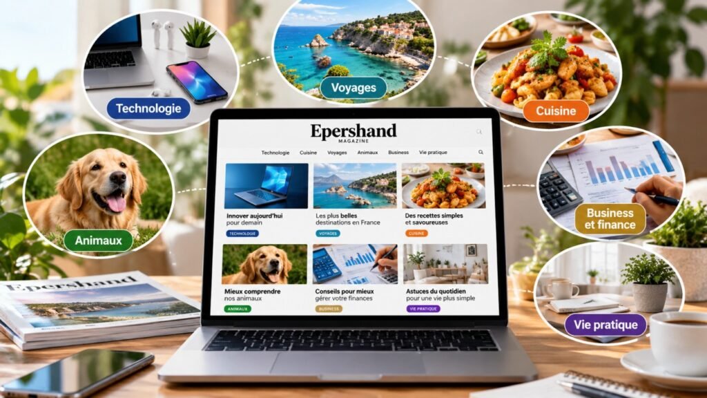Quels contenus peut-on découvrir sur epershand net
